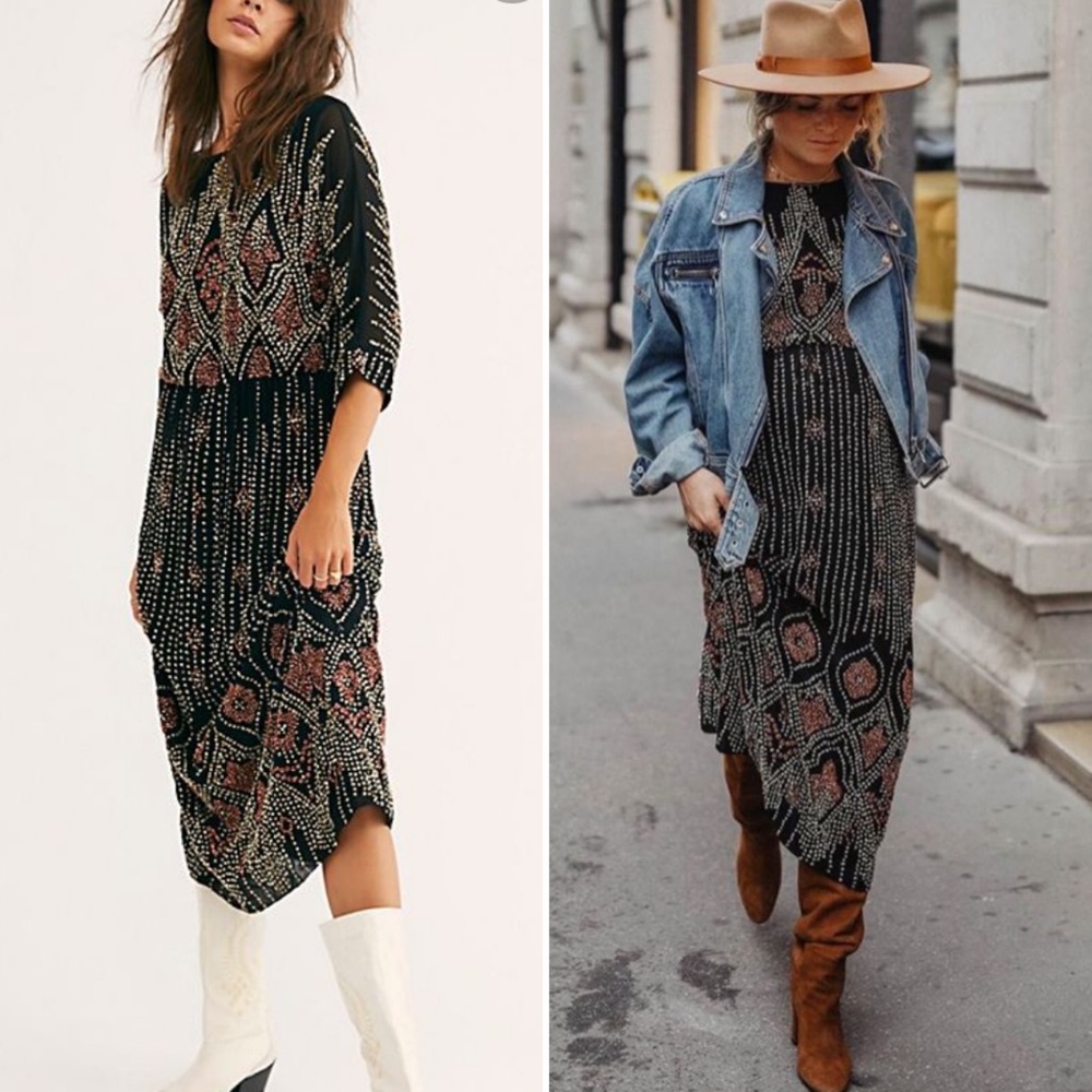 SOLD 🚫 Antik Badtik • Emilie Embroidered Dress